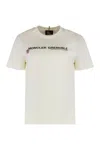 Moncler Grenoble T-shirt Crew Neck In Cotton In Multi