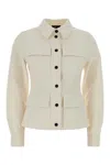 Moncler Grenoble Long Sleeve Shirt In Interlock In White