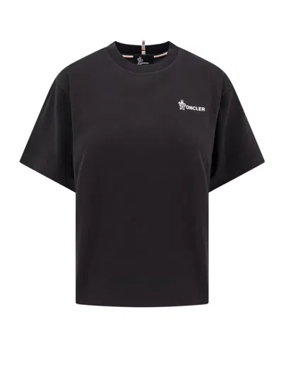 Moncler Grenoble T-shirts And Polos Black In Brown