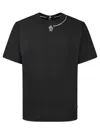 Moncler T-shirt Con Logo In Black