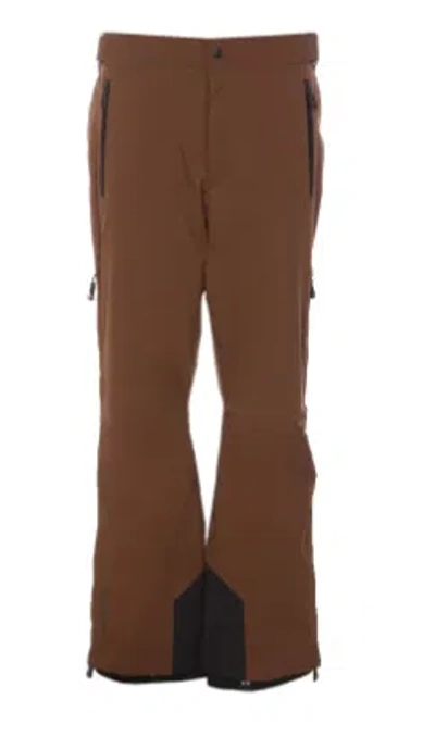 Moncler Grenoble Tailored Clothing Trouse In Brown