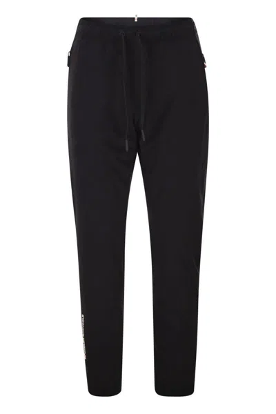 Moncler Grenoble Technical Fabric Joggers In Black