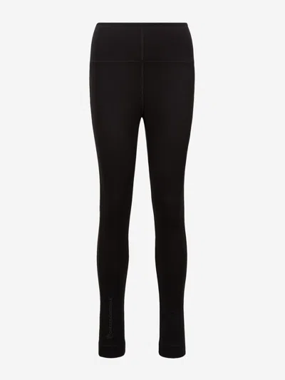 Moncler Grenoble Technical Jersey Leggings In Black