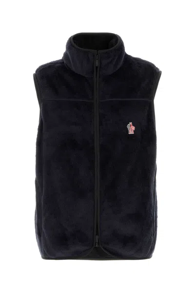 Moncler Grenoble Technical Stretch Vest For Men In Blue