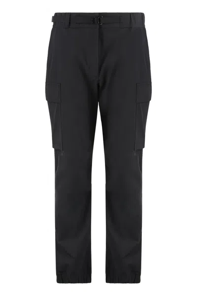 Moncler Grenoble Techno Nylon Track Pants For Women In Black