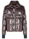 Moncler Men's Tecka Short Down Jacket In Brown