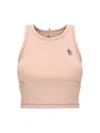 Moncler Sleeveless Round Neck Top With Contrast Stitching