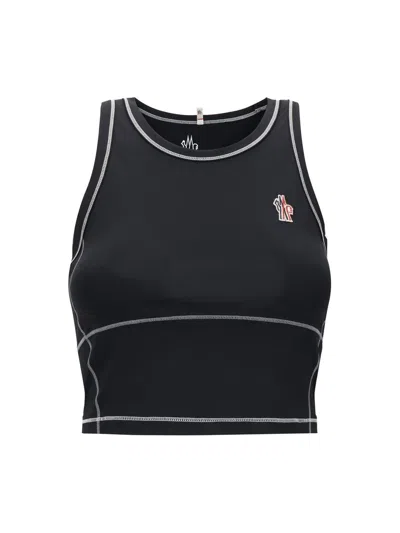 Moncler Grenoble Top In Black