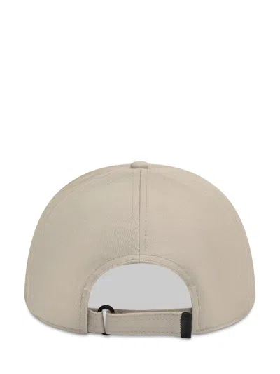 Moncler Grenoble Trendy Cotton Hat In Panna