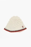 Moncler Grenoble Tricot Buckle Hat With Contrasting Details