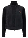 Moncler Tricot Cardigan In Black