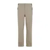 Moncler Grenoble Tapered Fit Trousers In Neutral Palette