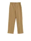 Moncler Grenoble Trousers Beige In Brown