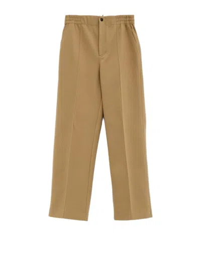 MONCLER MONCLER GRENOBLE TROUSERS BEIGE