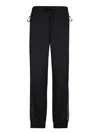 Moncler Technical Black Trousers In Black