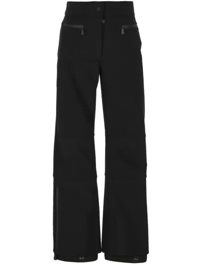 Moncler Nylon Ski Pants In Black