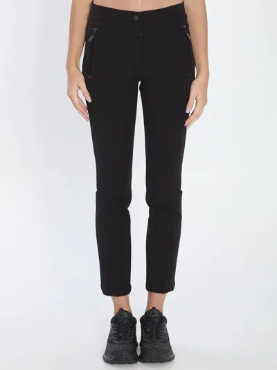Moncler Grenoble Trousers In Twill In Black