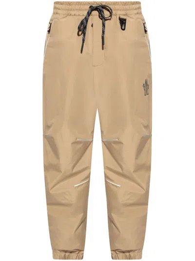 MONCLER LOGO-EMBOSSED TRACK PANTS