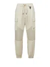Moncler Elastic Waist Sweatpants In Gray