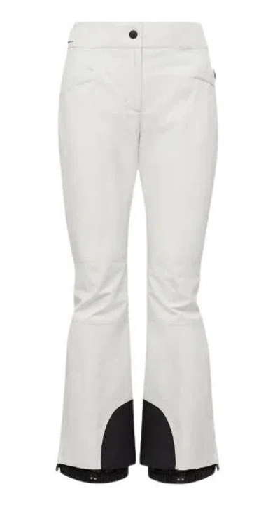 Moncler Panelled Ski Trousers In White