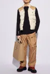 Moncler Grenoble Trousers With Detachable Legs In Beige