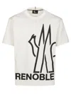Moncler Grenoble Oversized Logo T-shirt In White