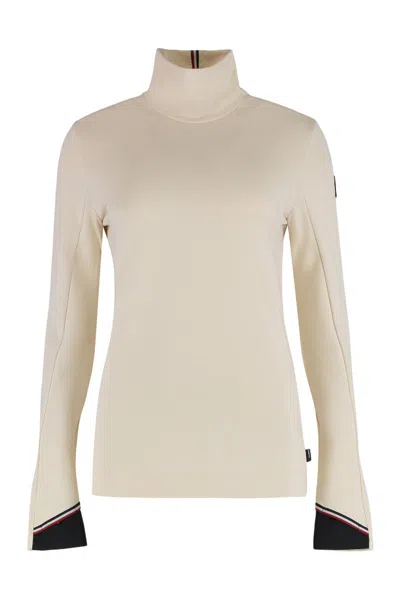Moncler Grenoble Turtleneck In Polartec® In Gray