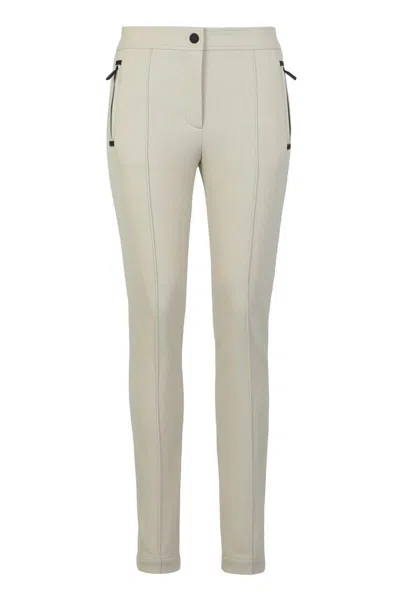 Moncler Grenoble Twill Pants In Neutral