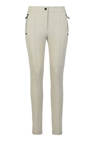 Moncler Grenoble Twill Ski Trousers In Green