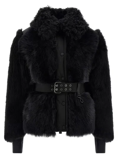 Moncler Valdivian Fur Black