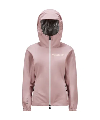 Moncler Grenoble Valles Hooded Jacket In Pink