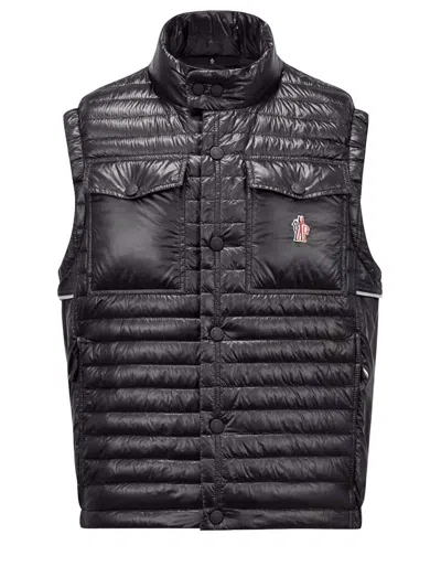 Moncler Grenoble Vests In Black