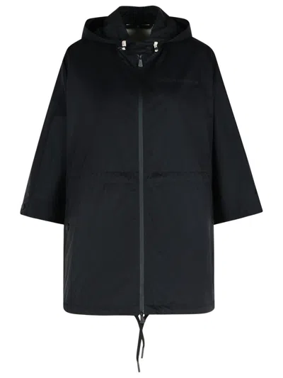 Moncler Grenoble 'vorrasay' Black Nylon Cape