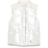 Moncler Pinchot Gilet In Silver