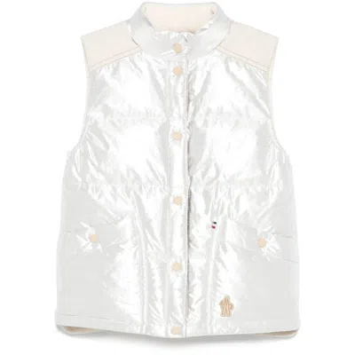 Moncler Grenoble Waistcoats In Multicolor