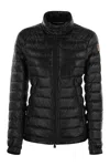 Moncler Logo-patch Padded-design Jacket In Black