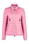 Moncler Walibi Full Zip Down Jacket In Pink