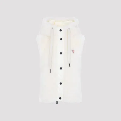 MONCLER MONCLER GRENOBLE WHITE ARVE VEST