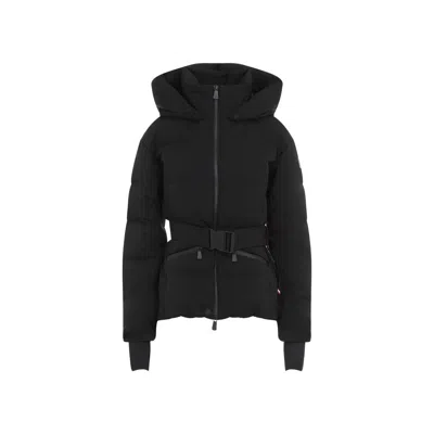 Moncler Black Stretch Nylon Tolima Down Jacket