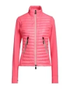 Moncler Grenoble Woman Puffer Fuchsia Size S Polyester, Elastane In Pink