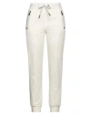 Moncler Grenoble Woman Pants Ivory Size M Cotton In White