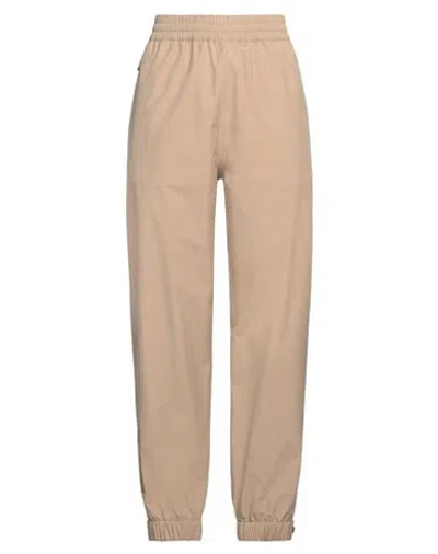 Moncler Grenoble Woman Pants Sand Size M Polyester In Beige