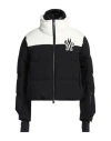 Moncler Black Stretch Nylon Stennes Down Jacket In Black