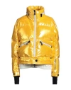 Moncler Yellow Polyester Biche Down Jacket In Yellow