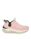 Moncler Grenoble Woman Sneakers Light Pink Size 10 Textile Fibers, Synthetisches Material In Neutral