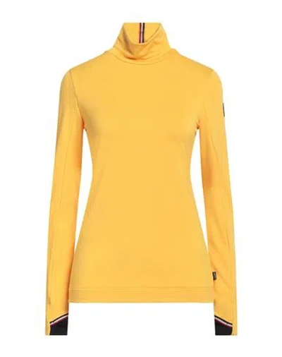 Moncler Grenoble Woman T-shirt Yellow Size M Polyester, Elastane, Polyamide In Yellow