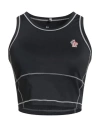 Moncler Grenoble Black Polyamide Elastane Top In Black