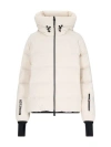 Moncler 'arcesaz' Short Down Jacket In White