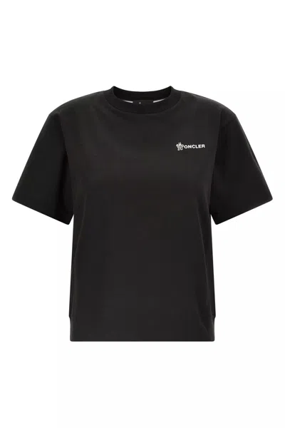MONCLER MONCLER GRENOBLE WOMEN EMBOSSED LOGO T-SHIRT