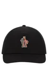 Moncler Grenoble Women Gabardine Baseball Cap In Black